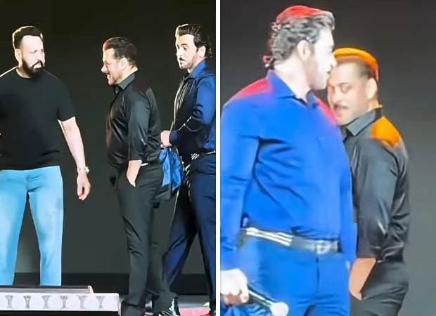 Salman Khan Chuckles as Comedian Sunil Grover Mimics His Signature Style at Da-Bangg Tour
