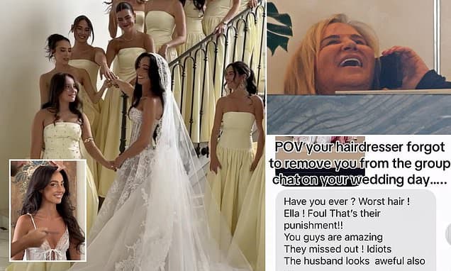 Salon Secrets Spill: Bride Receives Scathing Hairdo Review