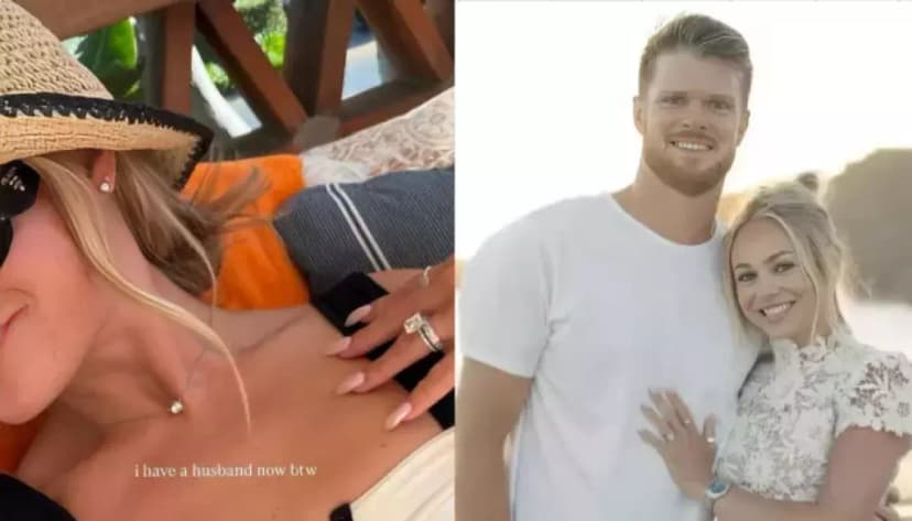 Sam Darnold Marries Katie Hoofnagle After Super Bowl Run