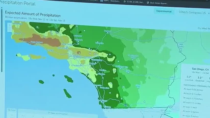 San Diego Prepares for Major Rainstorm, Crews on Standby