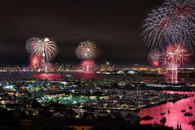 West Coast's Biggest Fireworks Set to Dazzle San Diego