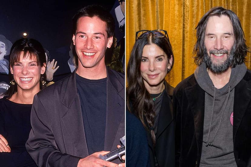 Sandra Bullock & Keanu Reeves Reunite!