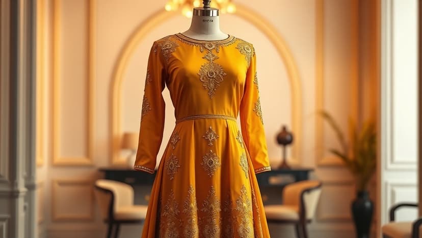 Mirza Dazzles in Royal Yellow for Eid