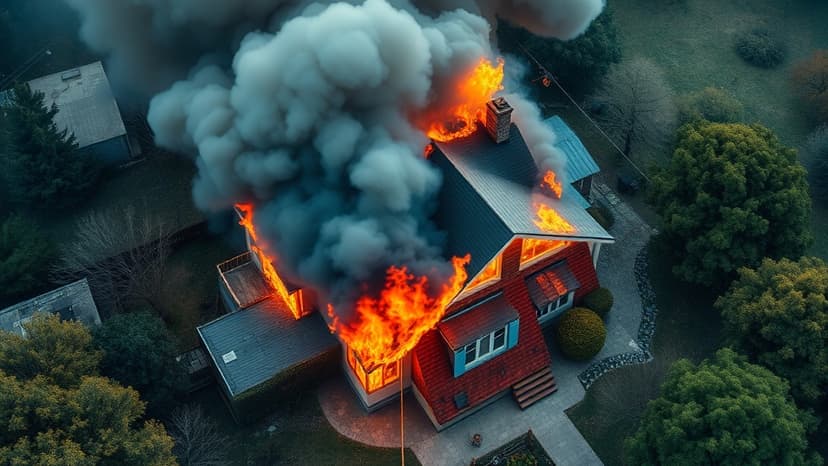 Santa Clarita Home Erupts in Flames; Arson Probe Underway