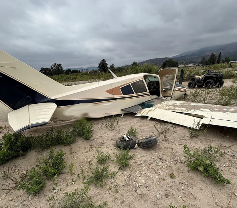 Pilot Rescued After Santa Paula Plane Crash