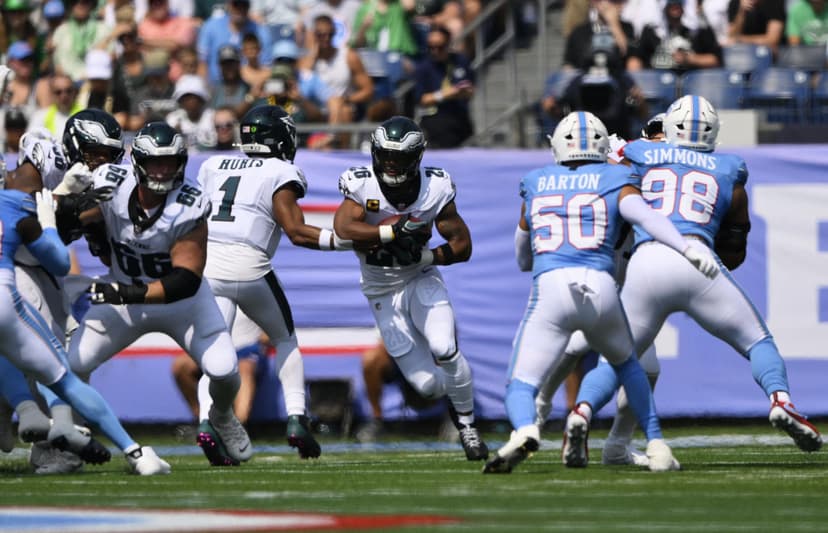 Saquon Barkley's Injury Scare: Eagles RB Sports Neck Collar