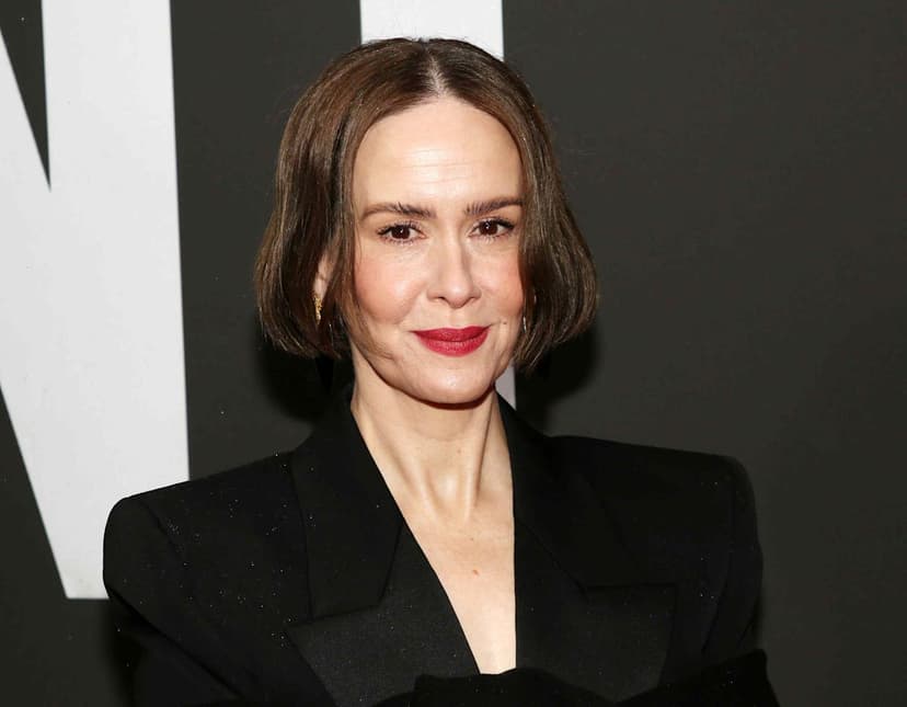 Sarah Paulson's Gothic Blazer Dress Stuns on Broadway