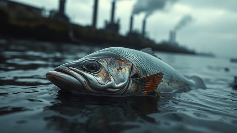 Satluj River Fish Deaths Linked to Pollution