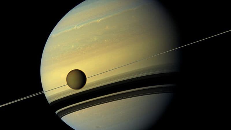 Lost Moon's Crash Reshaped Saturn and Its Rings