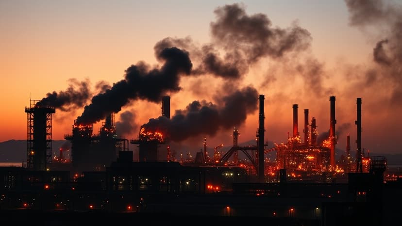 Saudi Refinery Hit: Drone Attack Sparks Fire