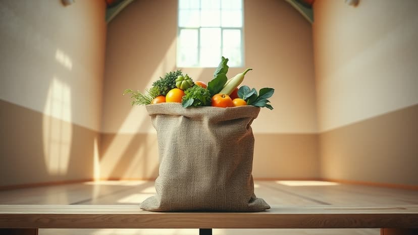 School Transforms Gym Storage Into Food Pantry for Scared Families