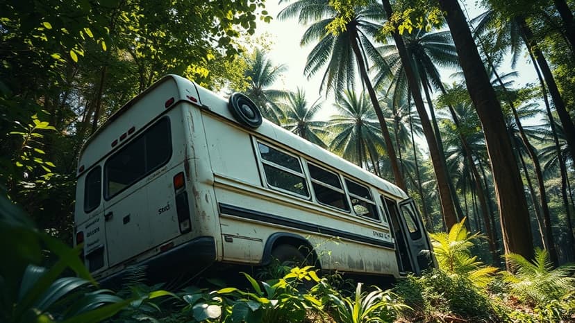 School Van Overturns: 12 Injured Near Katarniaghat Forest