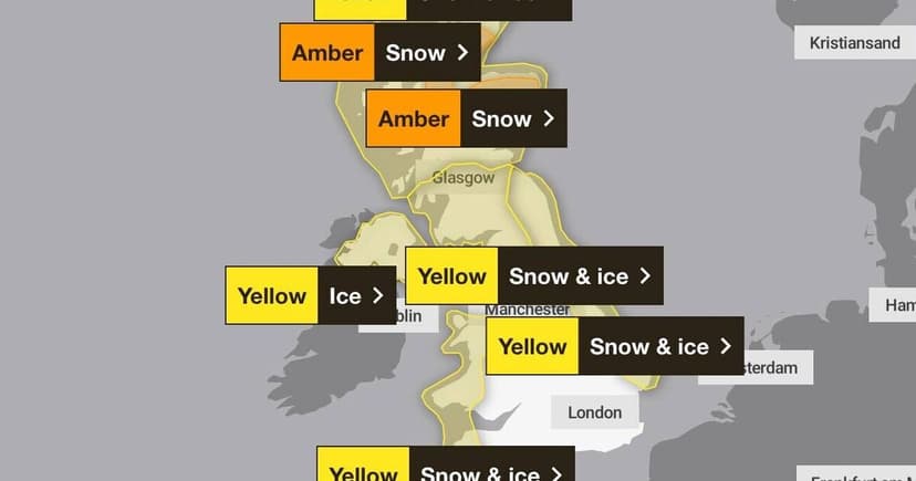 Scotland Braces for Snow Bomb: Amber Alerts Issued