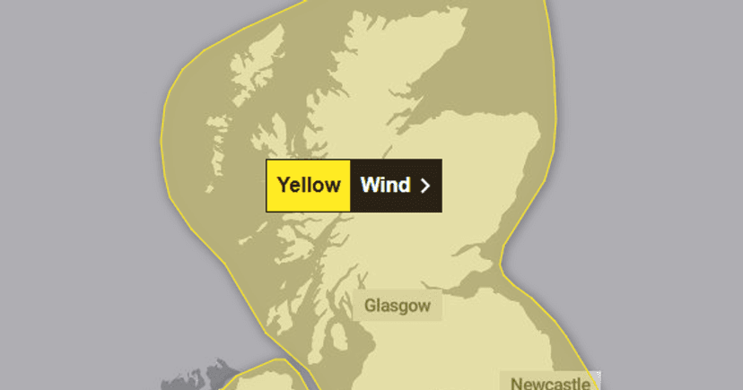 Scotland Braces for 80mph Winds and 70mph Gusts
