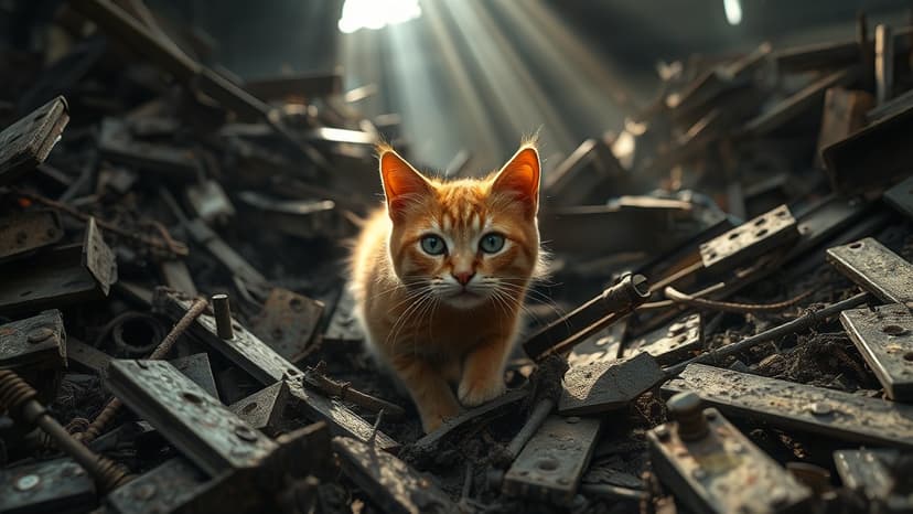 Scrapyard Cat Rescued After 11 Years on the Loose