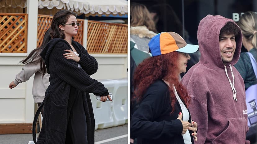 Selena & Benny: Diner Date After Golden Globes Glam