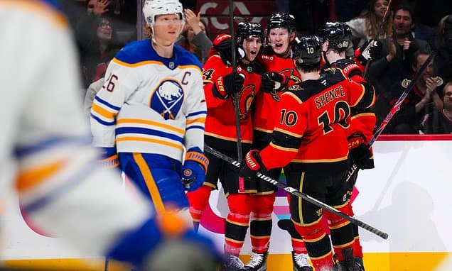 Senators Halt Sabres' Playoff Push With 4-1 Victory