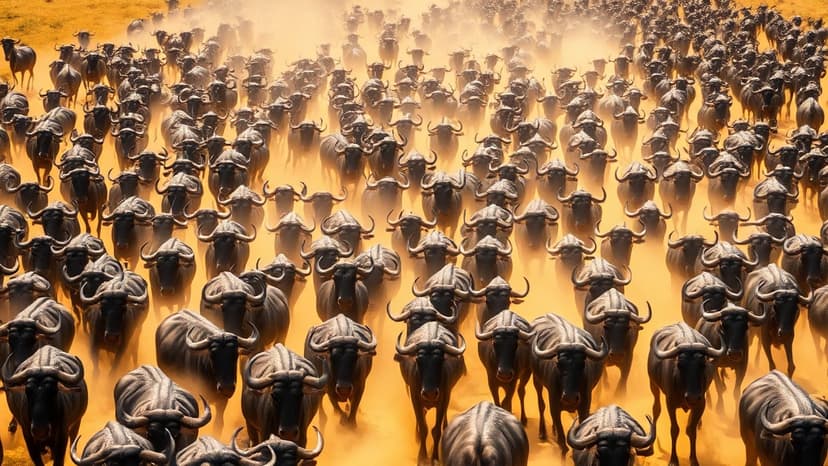 Serengeti's Million Wildebeest: A Deadly Dance