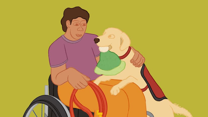 Four-Legged Heroes: Dogs Aid Chronic Illness Sufferers