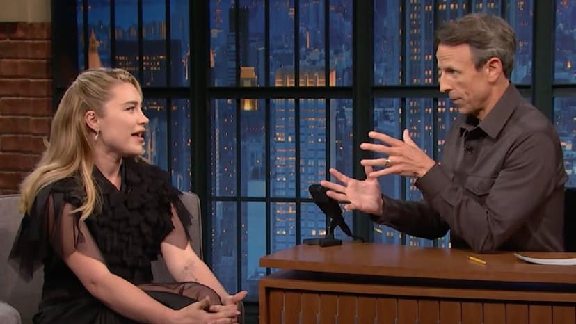 Meyers Calls Samberg a 'Bad Person' to Florence Pugh