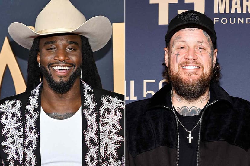 Shaboozey Mocks Jelly Roll's Clean-Shaven Look