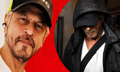 SRK Hides Bleached Hair Under Cap in London