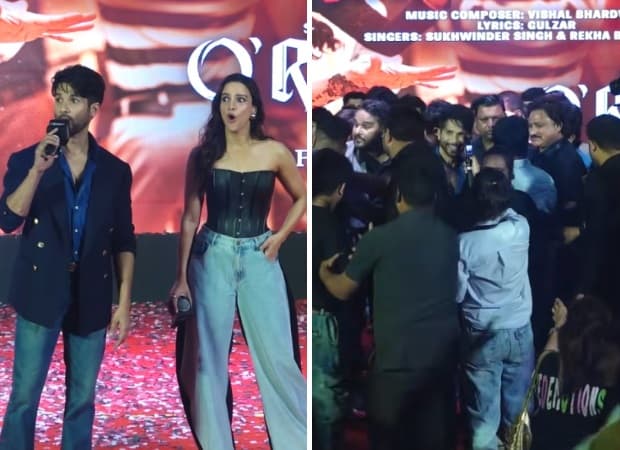 Shahid & Triptii's Song Launch Crashes as Fans Storm Stage
