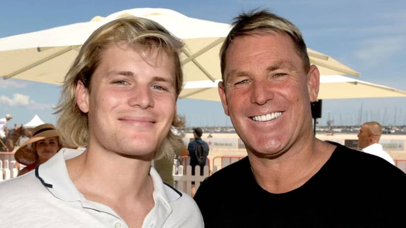 Shane Warne's Son Shares Heartfelt Birthday Video