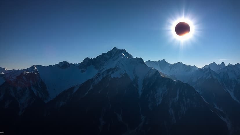 Shania Twain's Solar Eclipse Swiss Views