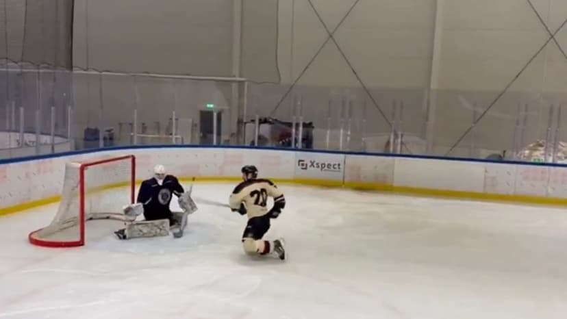 Dad Recreates Son's Mid-Air Goal!
