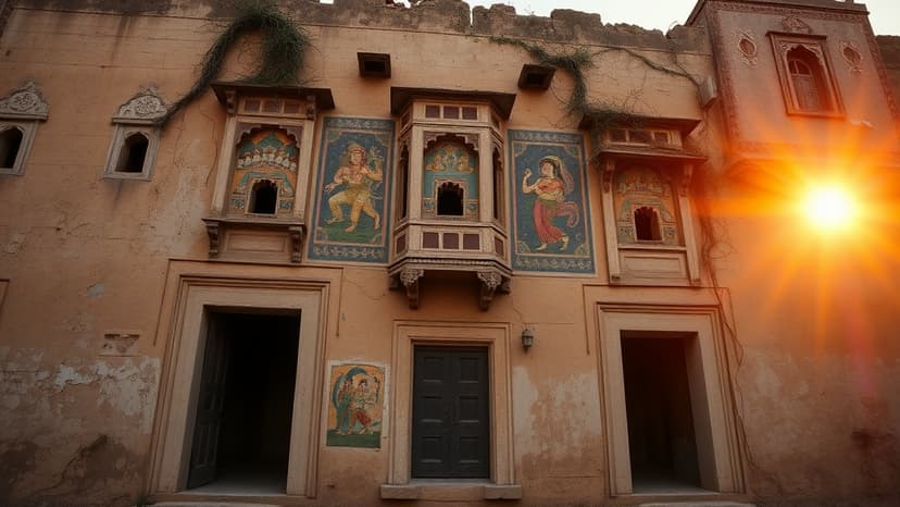 Rajasthan's Hidden Art: Painted Mansions Face Demolition
