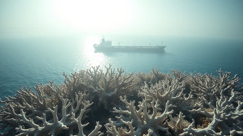 Shipping Fuel Change Worsened Coral Bleaching Event