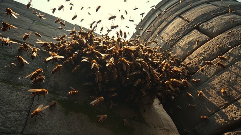 Bee Attack Mars Shivaji Maharaj Birth Anniversary at Shivneri Fort