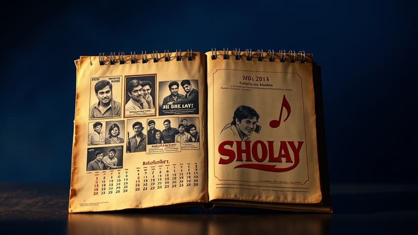 Sholay's 50th Year: Calendar Unveiled in Tribute
