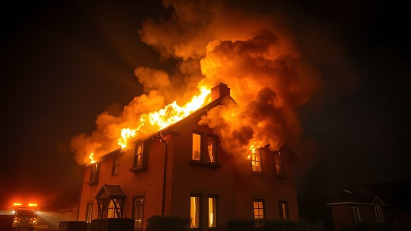 Dozens of Firefighters Battle Major Shrewsbury Blaze