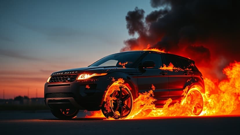 Drink Driver Charged After Shropshire Vehicle Erupts in Flames