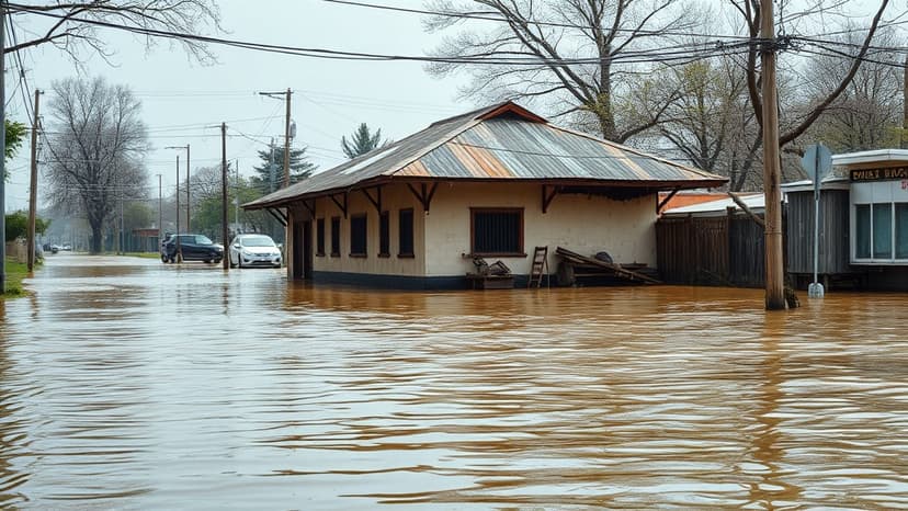 Shropshire Floods: River Severn Breaches Banks