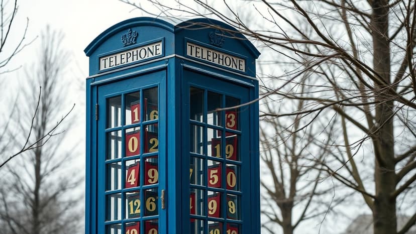 Shropshire Phone Box Becomes Magical Advent Calendar