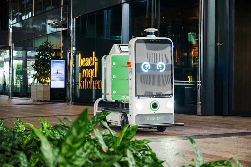Robots Hit Singapore Streets for Last-Mile Delivery