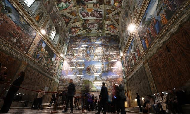Sistine Chapel Fresco Gets a Salt Facial