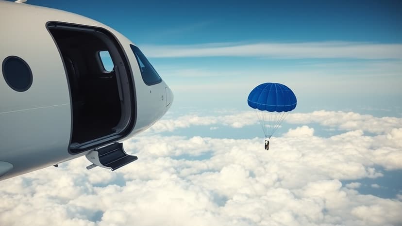 Skydiver Dangling 15,000 Feet After Chute Snagged