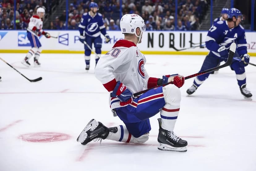 Slafkovsky's Hat Trick Stuns Lightning in OT Thriller