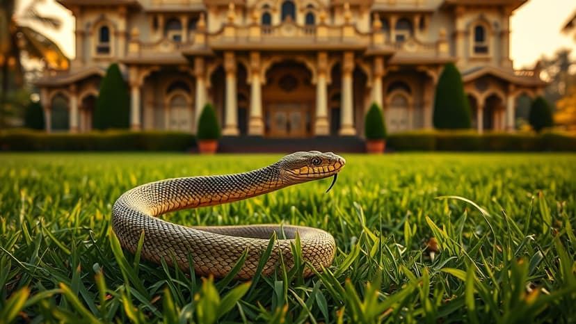 Rat Snake Found in SRK's Mumbai Residence Lawn