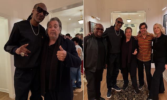 Snoop Dogg Shrugs Off NBC Show Axe, Parties with Pacino