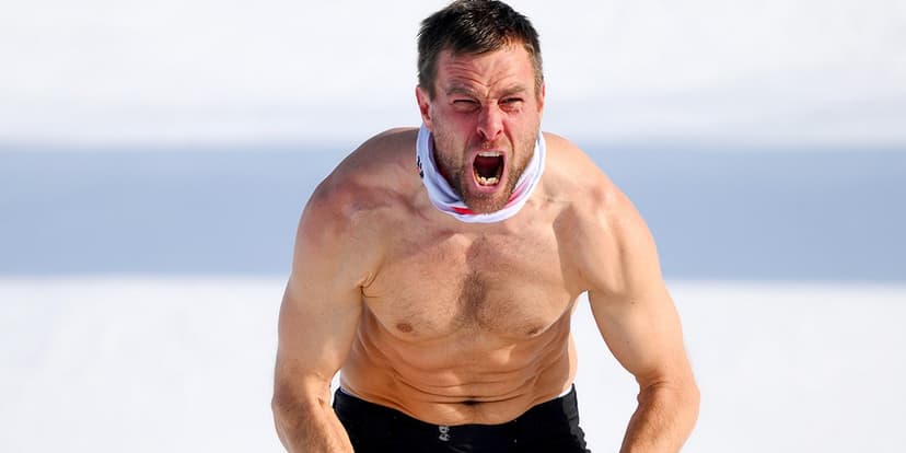 Snowboarder Strips Down After Olympic Gold Win