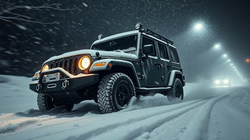 Community Helps Dad Reach Son's Birth in Blizzard