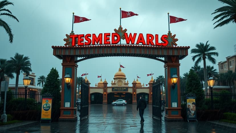 SoCal Storm Shuts Down Knott's & Magic Mountain