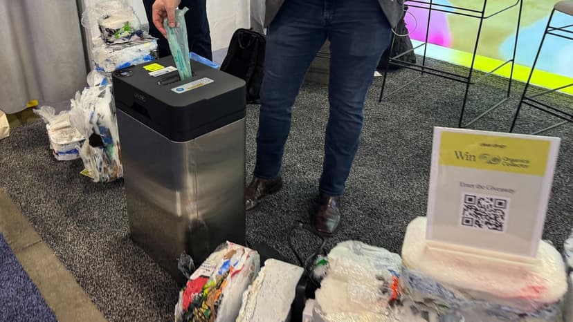 Clear Drop Turns Soft Plastic Into Bricks