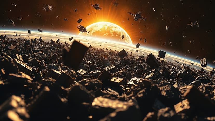 Sun's Outbursts Clear Earth's Orbital Junkyard