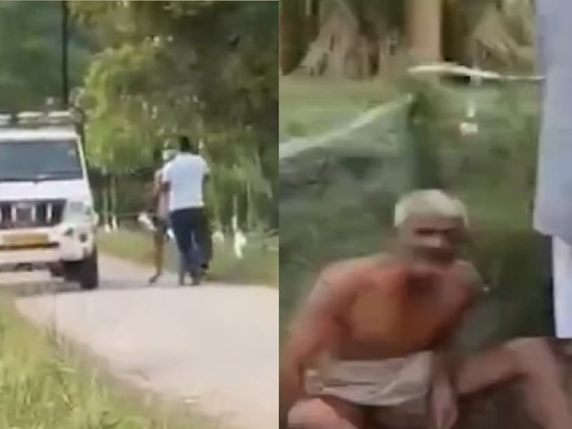 Son Allegedly Drags, Beats Elderly Father in Viral Video